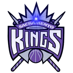 Sacramento Kings custom flashing logo pin