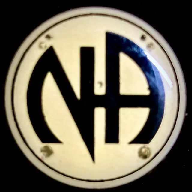 Narcotics Anonymous finished custom Blinkee light lapel pin